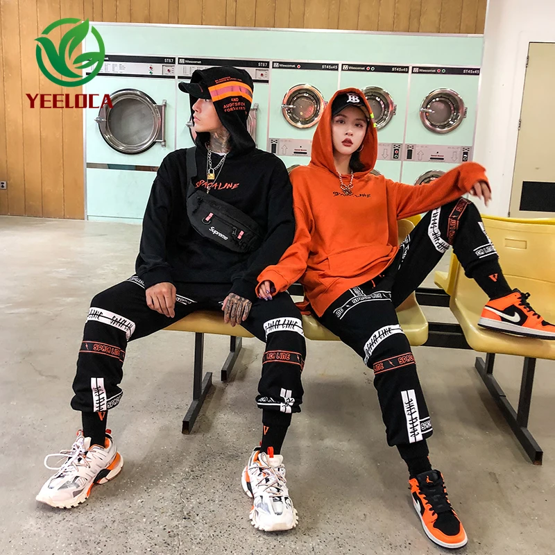 Осень-зима 2019 новинка Бесплатная богиня уличная пара хип-хоп свитер с длинными