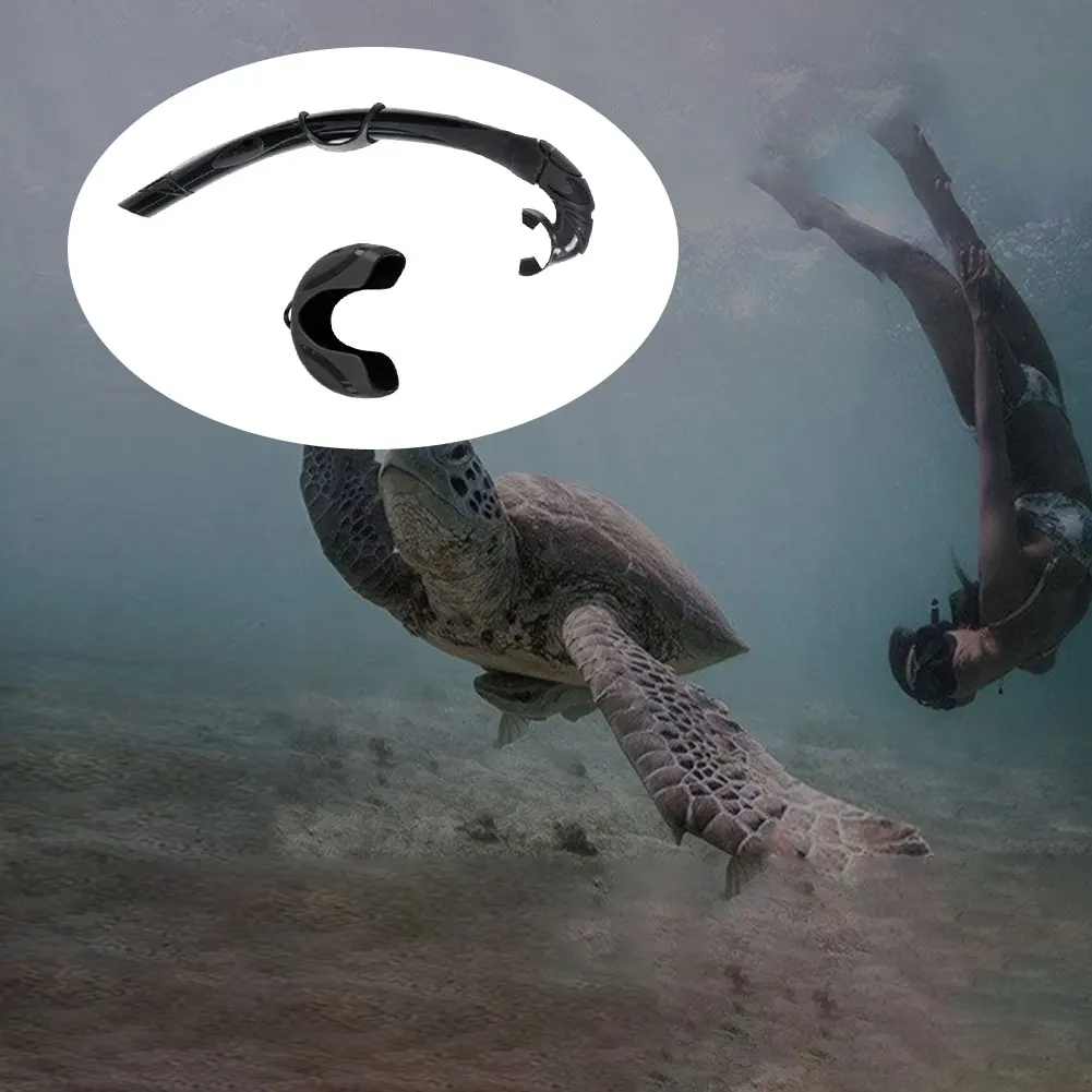 

Mounchain Silicone Foldable Snorkel Dive Scuba Free Diving Detachable Snorkeling Diving Swimming Tube Snorkels Swim Equipment