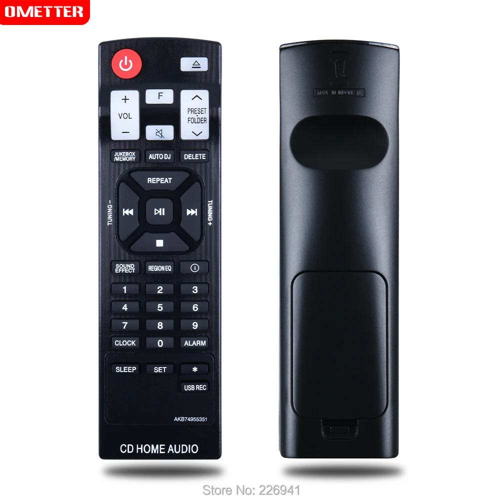 

Remote control AKB74955351 use for LG Mini Hi-Fi System CK43 CKS43F controller remoto teleconmando fernbedienung
