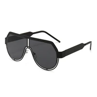 metal conjoined sunglasses for lover large frame sunglasses personality colorful cool looking leisure unique europe and american