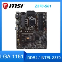 msi z370 s01 lga1151 motherboard ddr4 ram pci e 3 0 micro atx intel z37 motherboard for 8500 8700 cpus