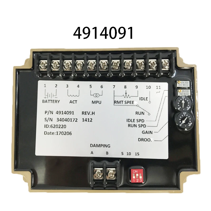 Блок управления регулятором скорости двигателя генератора EFC 4914091|Детали и