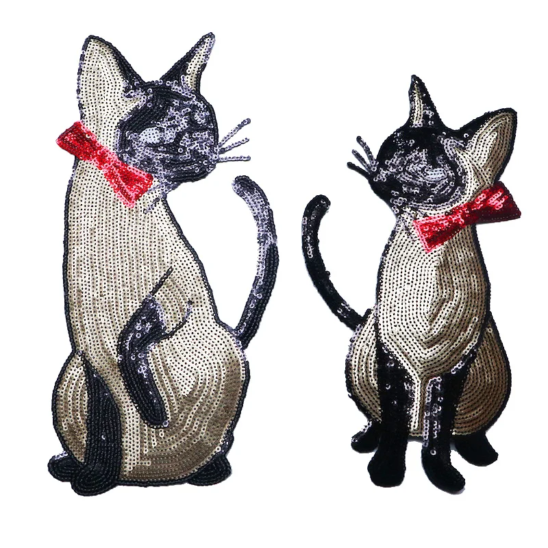1 шт. Милая кошка пришивка аппликация нашивки DIY для одежды мультфильм кот нашивка LSHB366|patches for clothing cartoon|patches