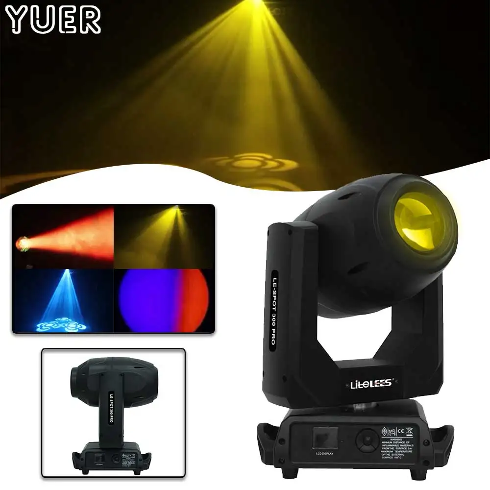 

New LED 330W Spot Moving Head Light 7900K Wash Beam Pattern Strobe Stage Effect Lighting DMX512 Vocal Concert DJ Disco Lights