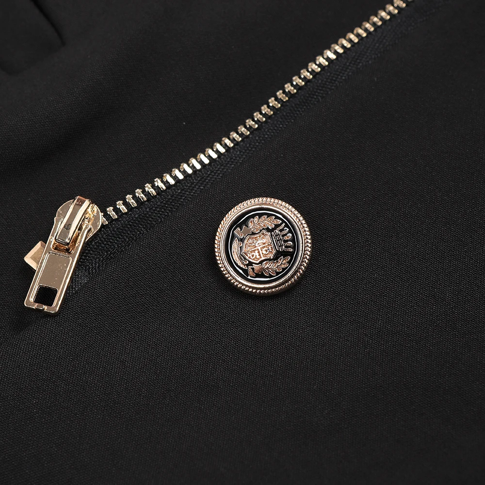 

2020 New Winter Women Sexy Designer Runway Black A-line Celebrity Dress Ladies Elegant Party Dress Vestido