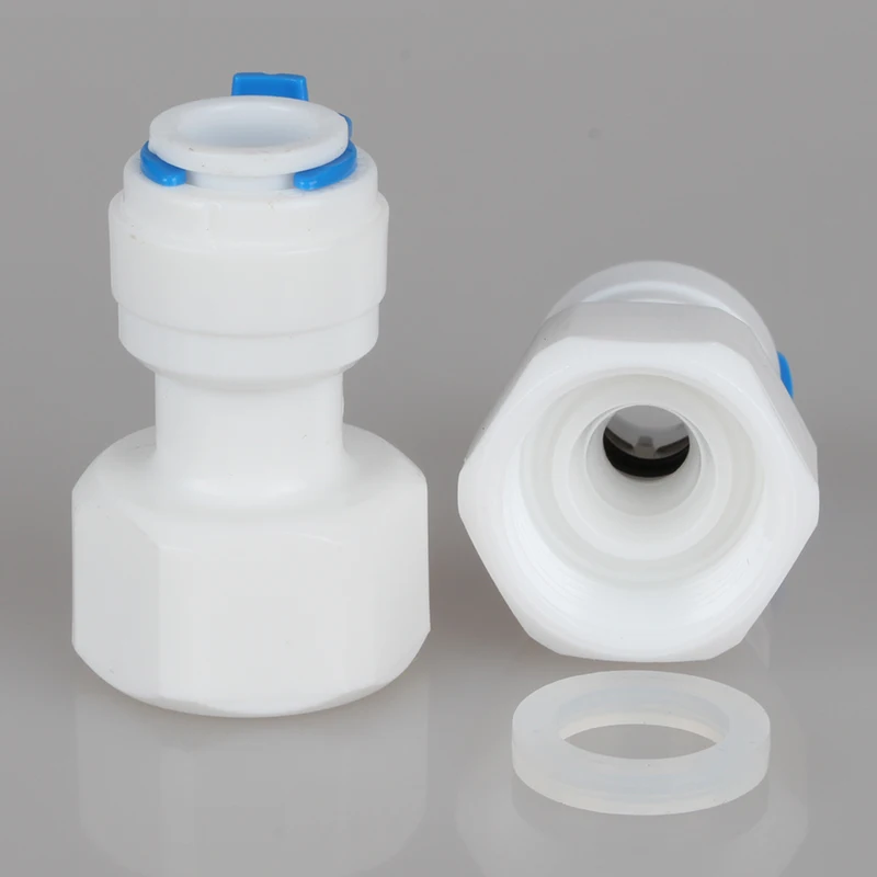 

5pcs/set Tube Pipe Straight /Hose Elbow Quick Aquarium RO Water Filter Reverse Osmosis System Pipe Connector Fittings