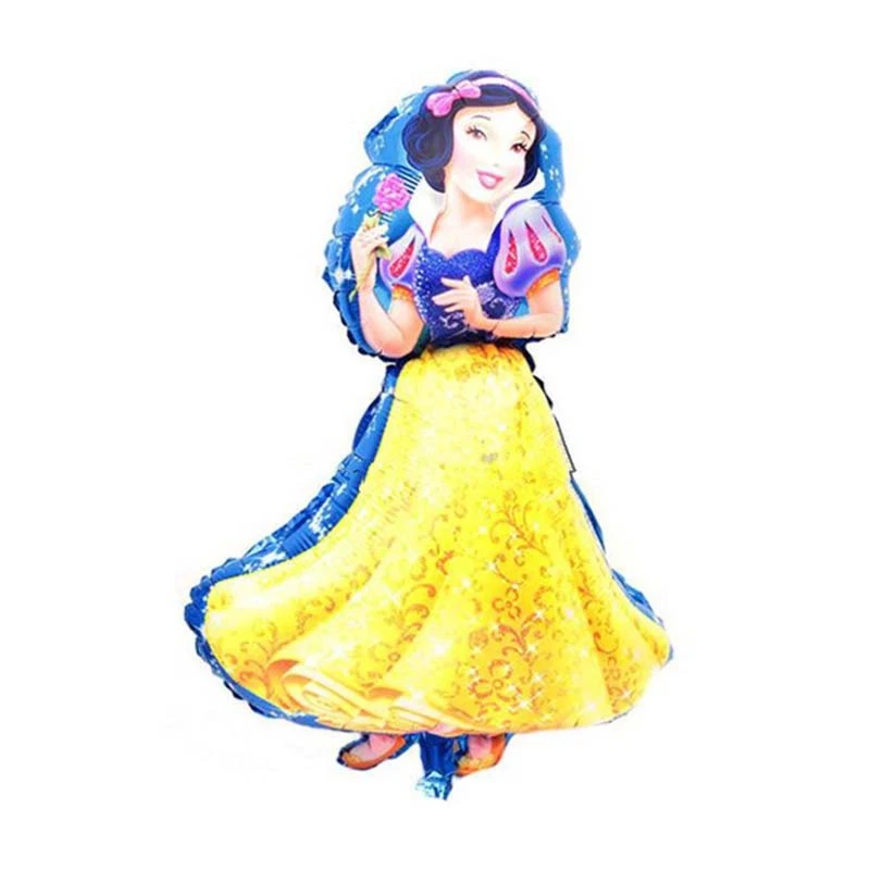 Воздушные шары гелиевые декорации белые подарки принцесса снег большой Спящий