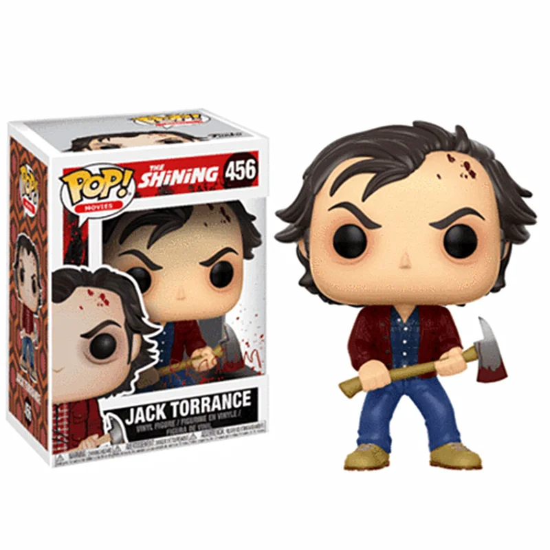 Funko pop официальный Блестящий Джек Торранс ограниченное издание фигурки Модель Куклы Игрушки для Хэллоуина подарки - Цвет: 456 with box1