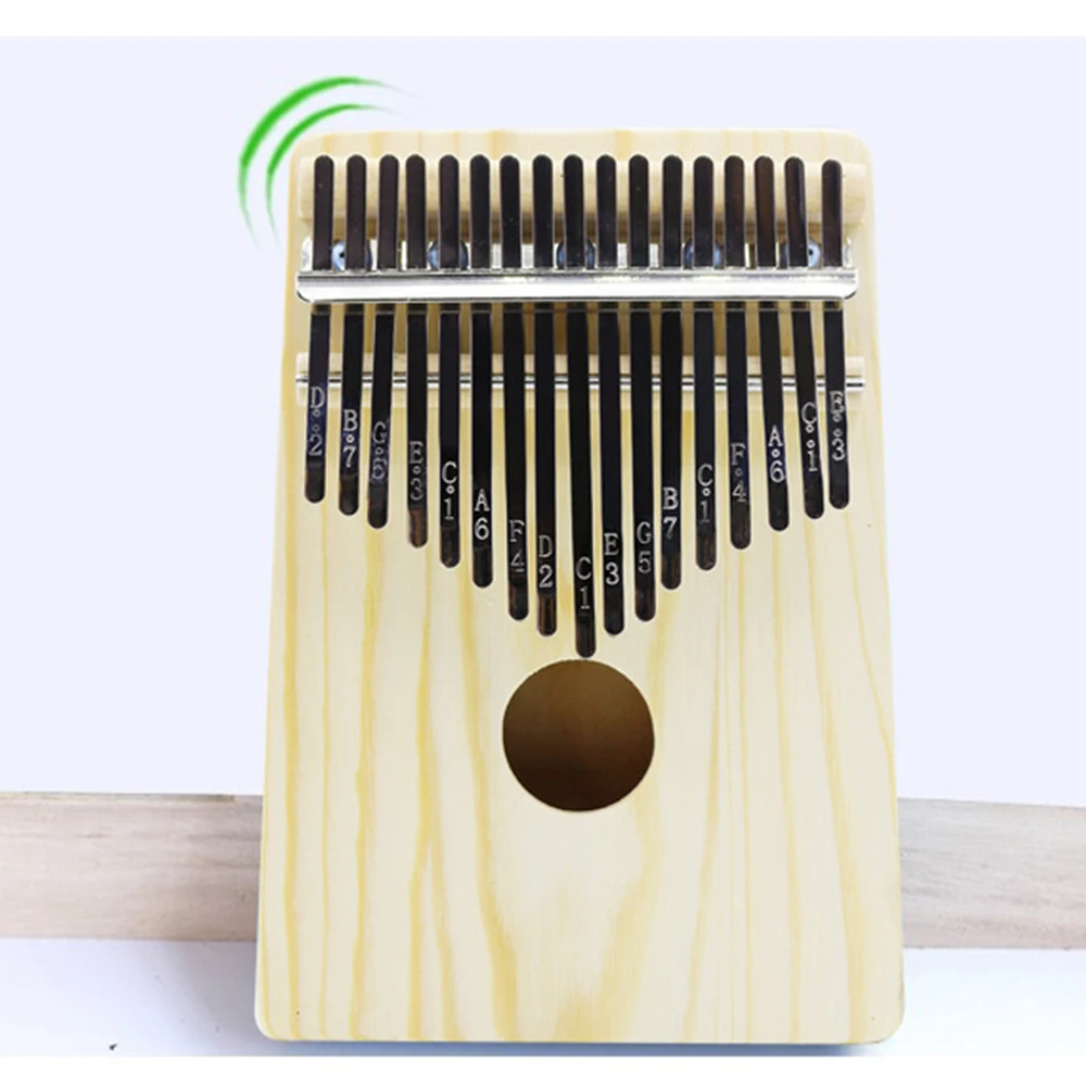 17 клавиш Kalimba большой палец пианино Sanza Mbira Высококачественная сосновая древесина