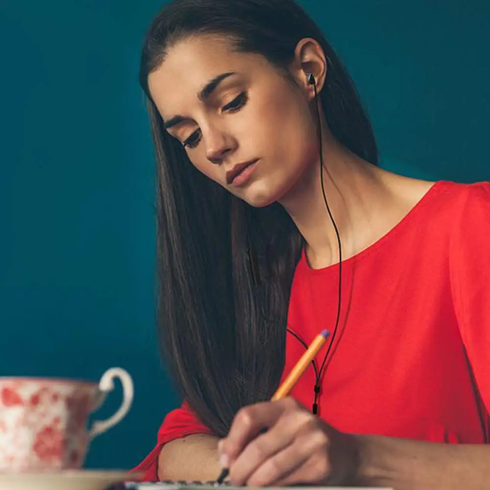 Earbuds Headphones with Stereo Mic and Remote Control Android Smartphones Compatible 3.5 mm Earphones 2pack Black | Электроника