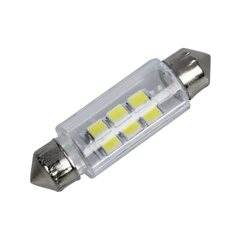 

38 мм белый 6 SMD СВЕТОДИОДНЫЙ купольный светильник для салона автомобиля Лампа DC 12V Новинка