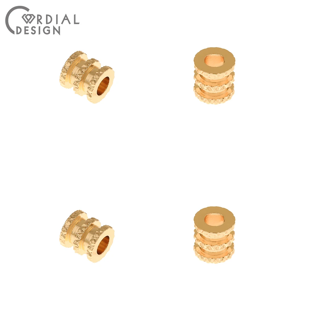 

Cordial Design 100Pcs Jewelry Accessories/DIY Making/Copper Beads/Jewelry Findings Components/Hand Made/Loose Beads For Bracelet