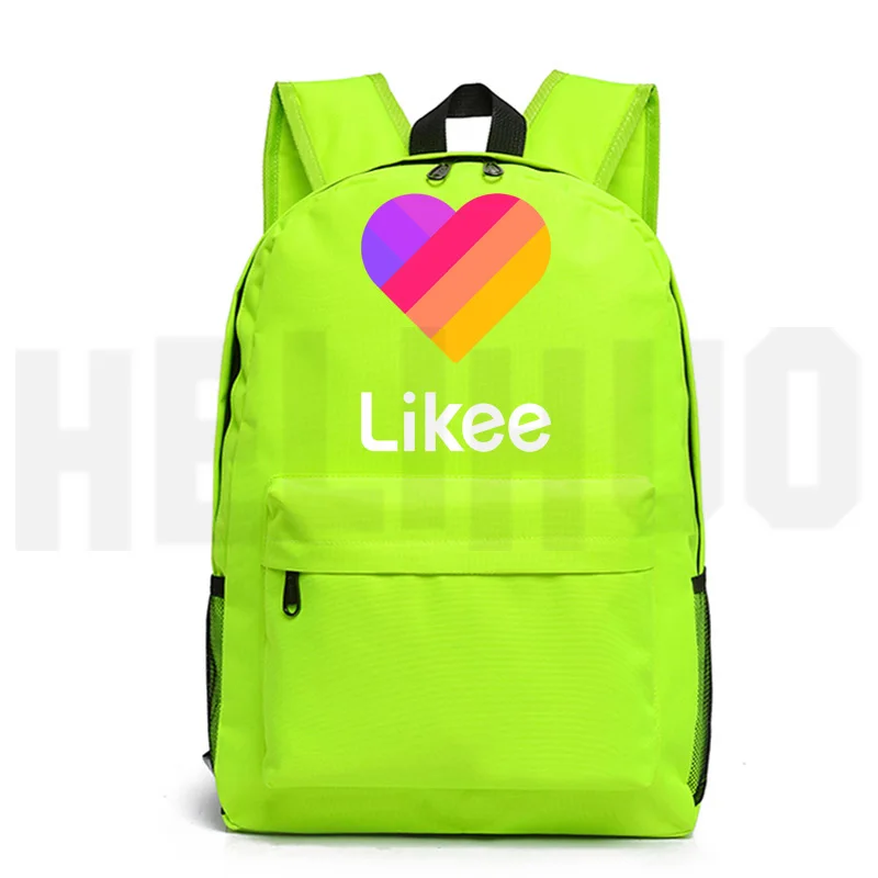 LIKEE школьный рюкзак Likee Video App для ноутбука путешествий мужской Русский тип