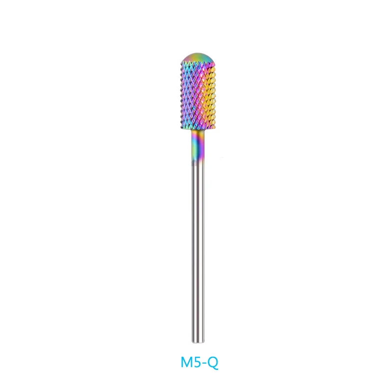 M5-Q Керамический, твердосплавный фрезы для Электрический маникюр ногтей напильники для ногтей сверла для удаления кутикулы Педикюр сверлильный станок - Цвет: M5-Q