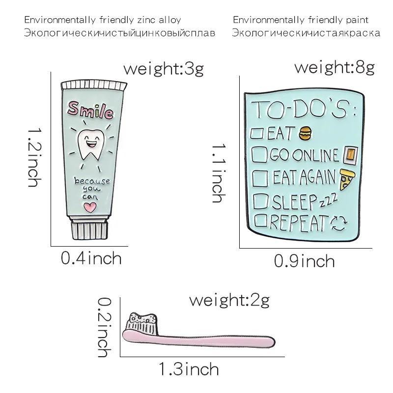 Зубная паста зубная щетка эмалированная заколка расписание брошь на рюкзак