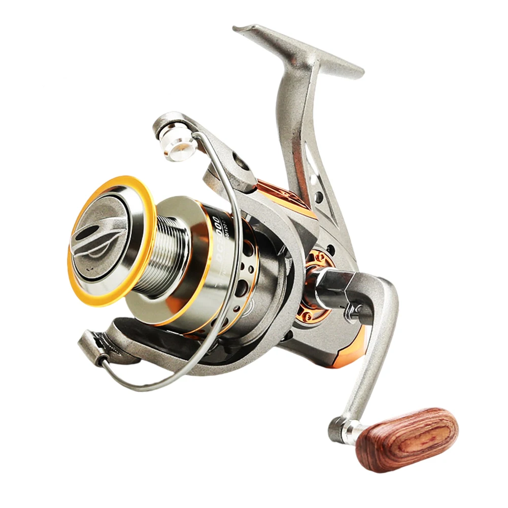 

Fishing Reel High Speed 5.2:1 Gear Ratio Spinning Reel Reversible Handle Left/Right Retrieve 1000-7000 Reel Fresh/Salt water