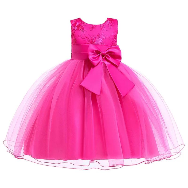 Kids Dresses For Girls Princess Wedding Birthday Floral Tutu Dress Baby Girl Teenager Evening Party Vestidos Children's Clothes | Детская