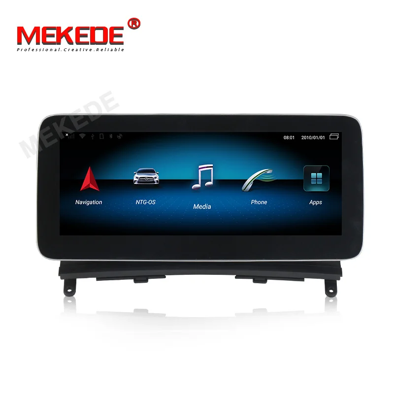 10,2" ips экран Android 9,0 автомобильный Dvd Navi проигрыватель для Mercedes benz C Class W204 2008-2010 автомобильный мультимедийный плеер