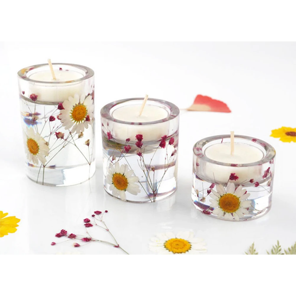 

New Candle Mould Cylindrical Epoxy Resin Casting Mold Aromatherapy Candle Mold DIY Trinket Silicone Mold Candle Mold