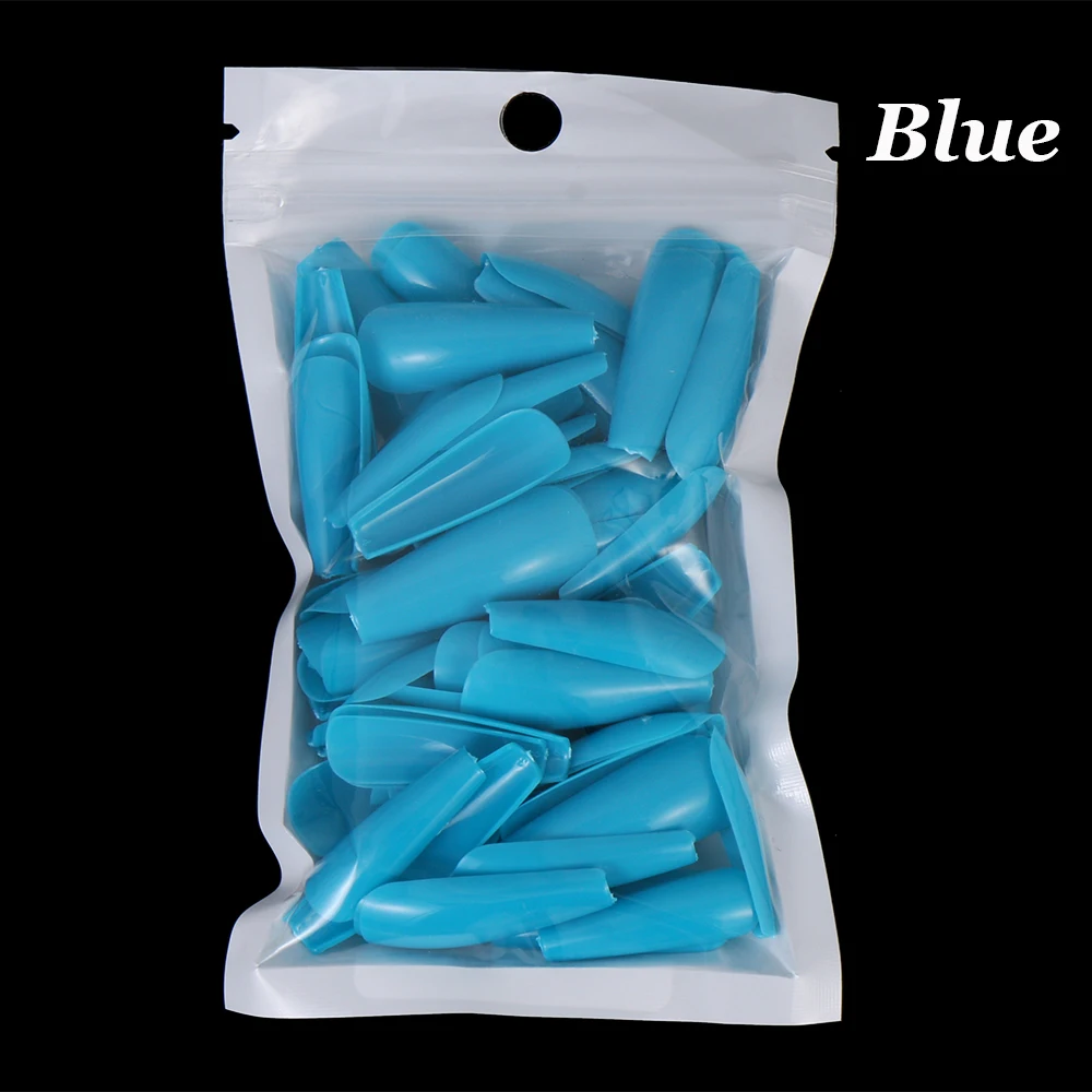 24/100 шт Блестящий высокий жесткий длинные ногти балетки с заостренным Поддельные