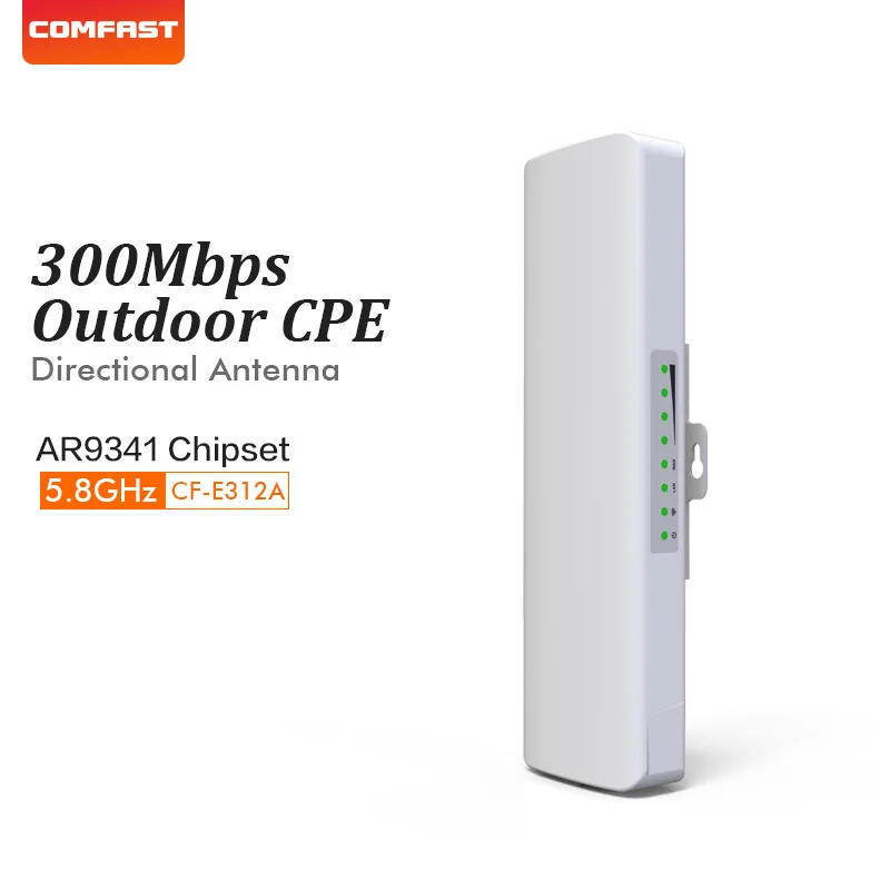 Открытый Wi-Fi маршрутизатор 3-5 км 300 Мбит/с Беспроводной CPE мост Wifi Ретранслятор
