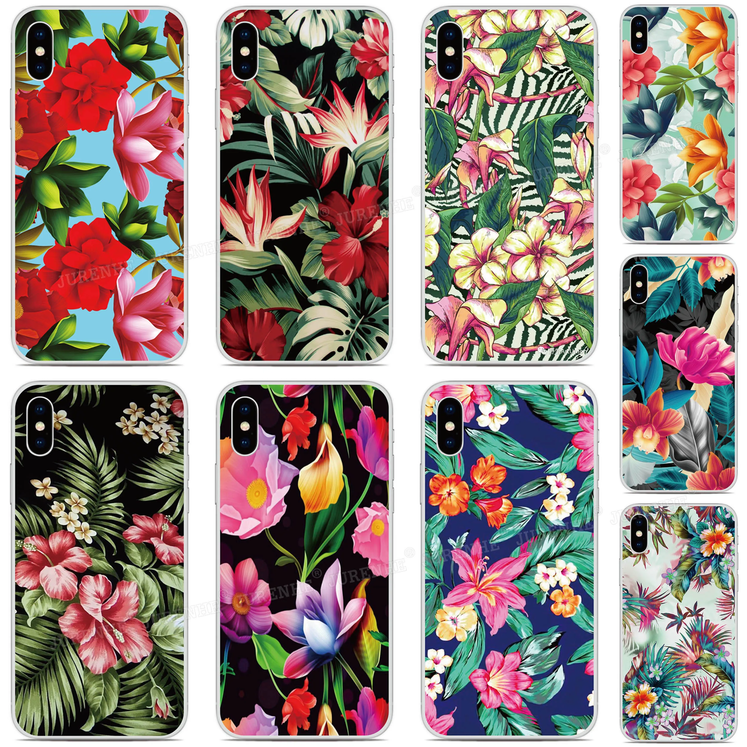 

Silicone Exotic Floral Cover For Wiko Y81 Y51 Y62 Y61 Y50 Y60 Y80 Sunny 5 View 5 Plus 3 4 Lite 2 Go Power U20 U10 Phone Case