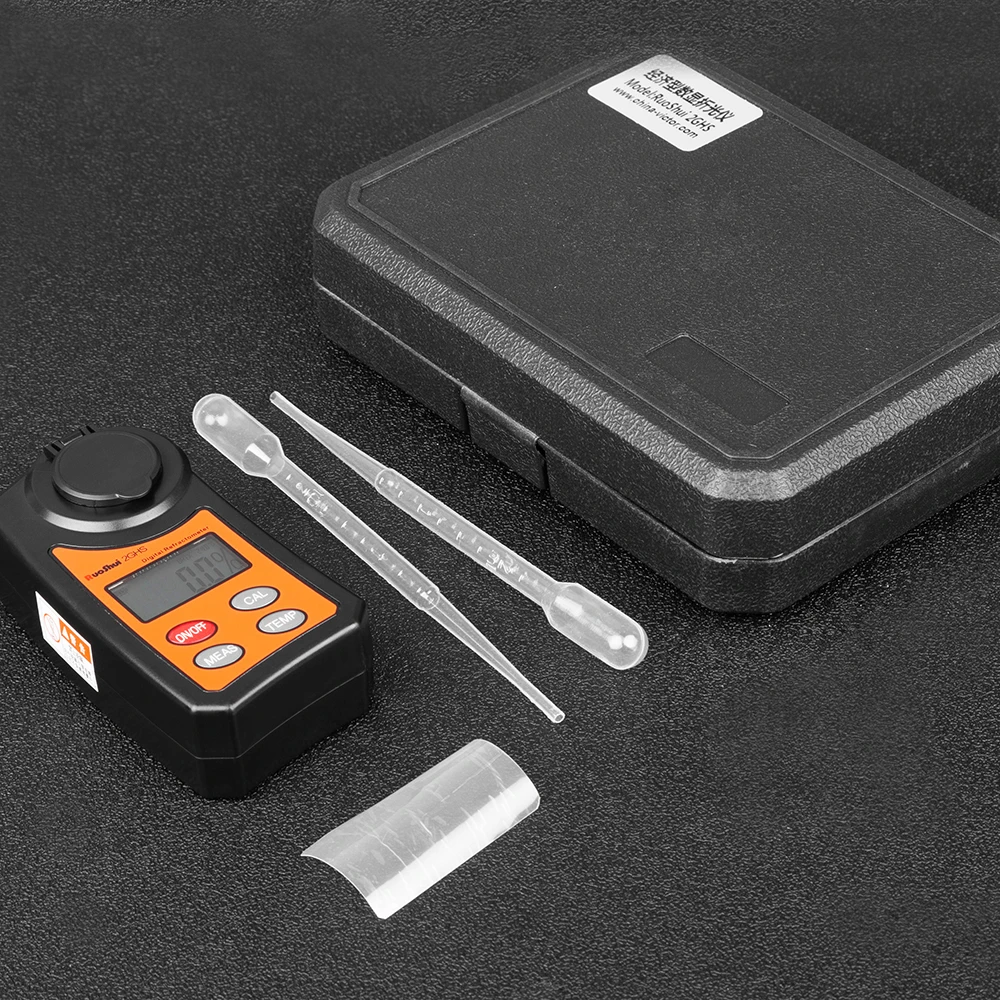 

2GHS Brix and Temperature 0 to 55% Brix Digital Refractometer