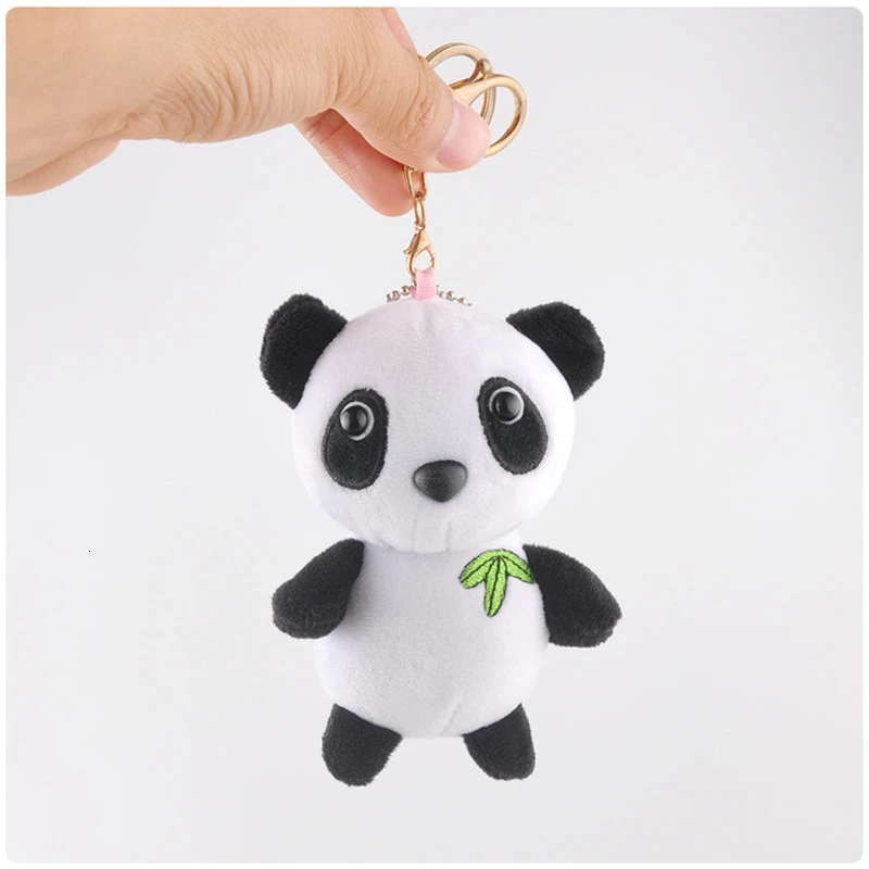 Милая Мини панда плюшевая подвеска 10 см прекрасный брелок игрушка кукла