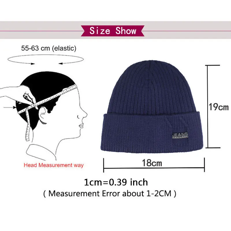 

Brand Skullies Beanies Men Winter Hats for Men Cap Winter Knitted Hat Male Bonnet Homme Mask Solid Women Winter Beanie Hat Cap