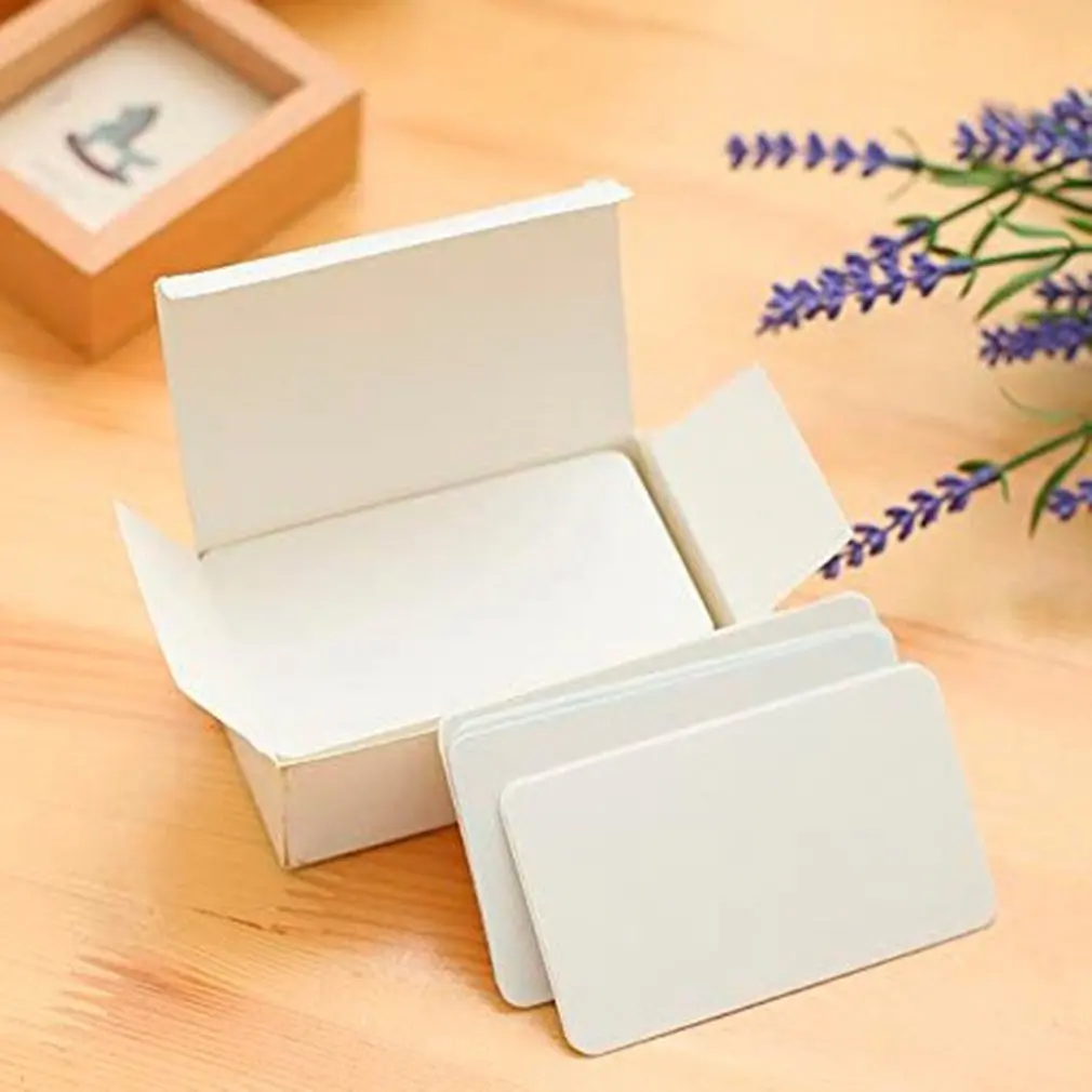 

Creative Thickening Blank Diy Graffiti Rounded Small Cards Word Cards Sticky Note Card Message Cards Random box color