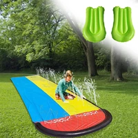 new funny lawn water slides pools giant surf water slide for kids summer pvc games center backyard outdoor children adult toys