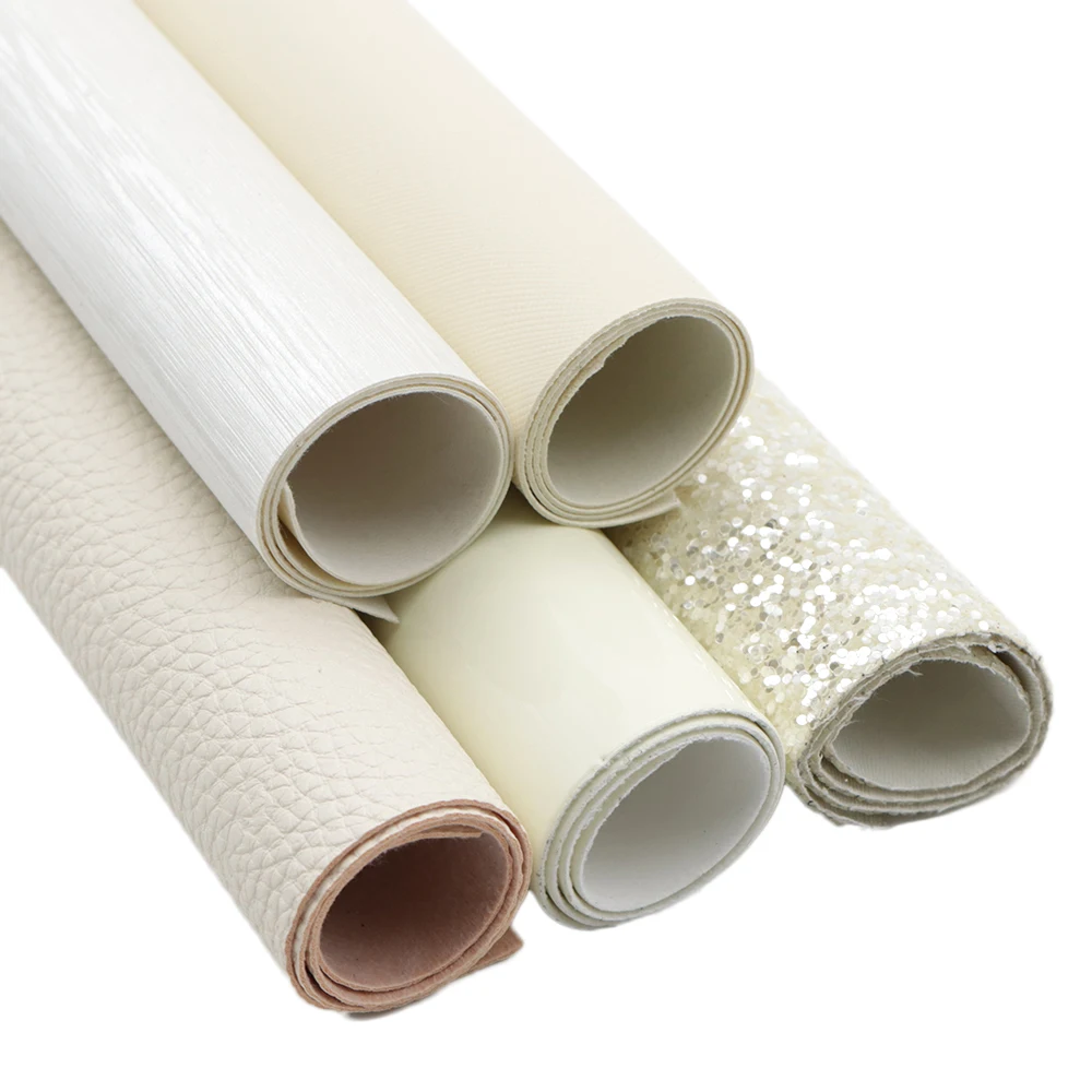 

20*34cm Solid Color Mixed Craft Faux Leather Fabric Sheet Vinyl Leatherette Clothing Upholstery DIY Earrings Hair Bows,1Yc12212