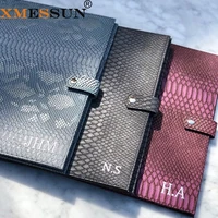 xmessun fashion customized file folders laptop bag embrossed snake patterndocument bag holder big filing bag 2021 trendy bag