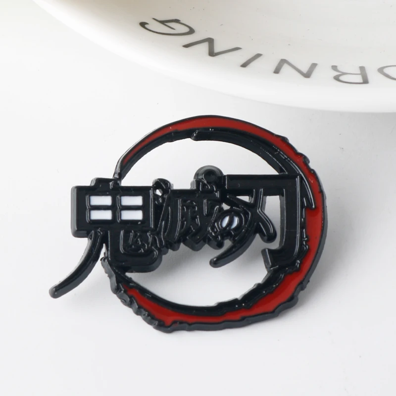 

Anime Demon Slayer Enamel Lapel Pins Kamado Tanjirou Cartoon Metal Badges Brooch For Women Men Brooches Jewelry Christmas Gift