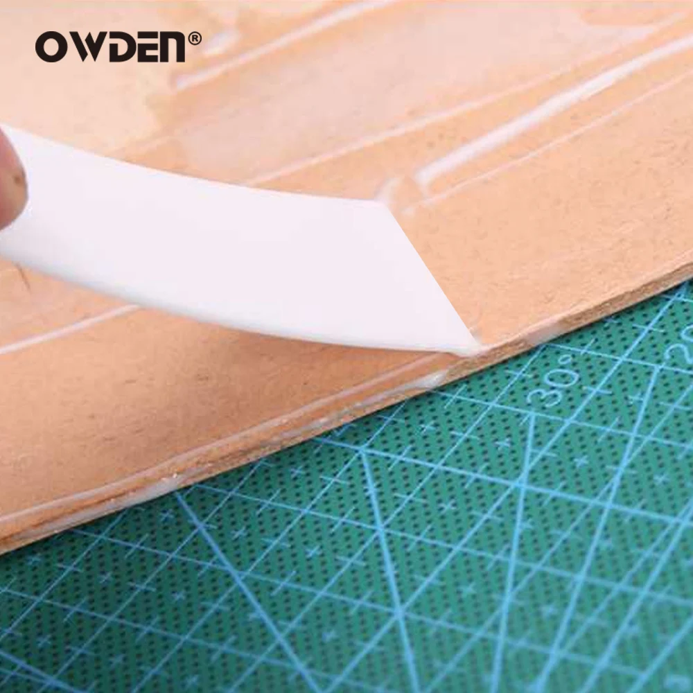Инструменты для кожевенного ремесла OWDEN белая пластиковая доска мазания клея