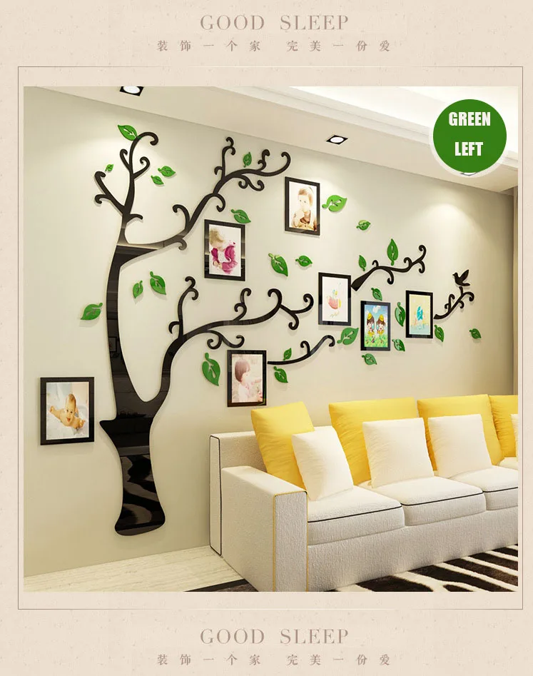 Акриловые зеркальные наклейки на стену сделай сам|Наклейки стену| |