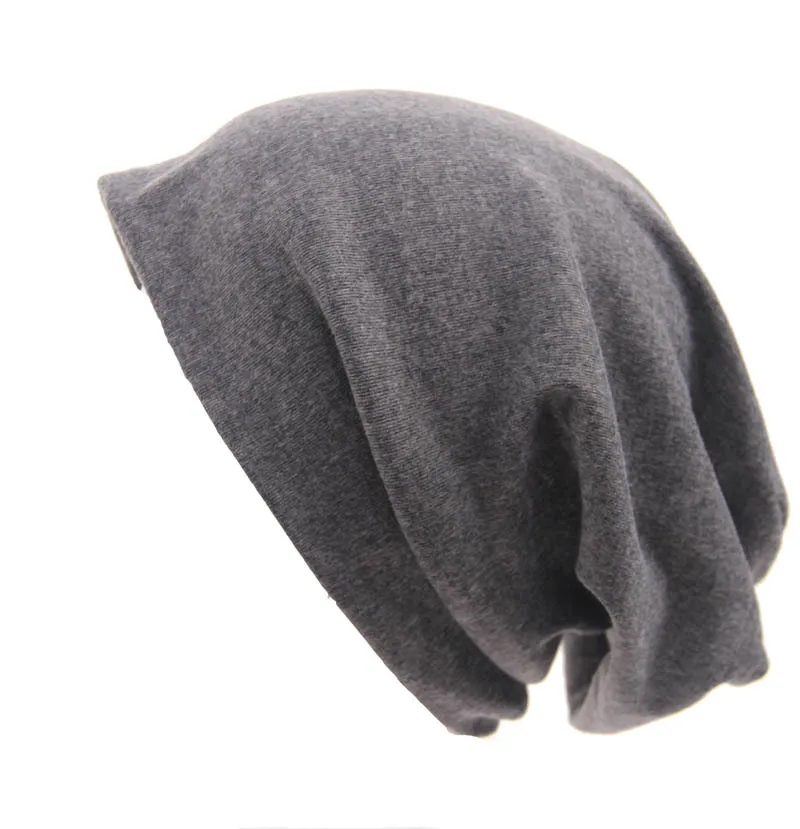 Одноцветная шапка унисекс для мужчин и женщин Skullies Beanies Вязаная хлопковая