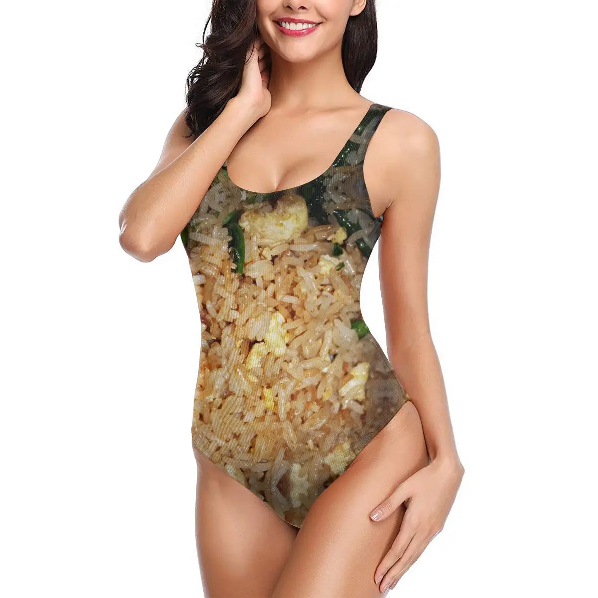 

Japan Anime Food women Exotic Bikinis Swimsuit Novelty Swimwear Europe bathing suit SwimSuit