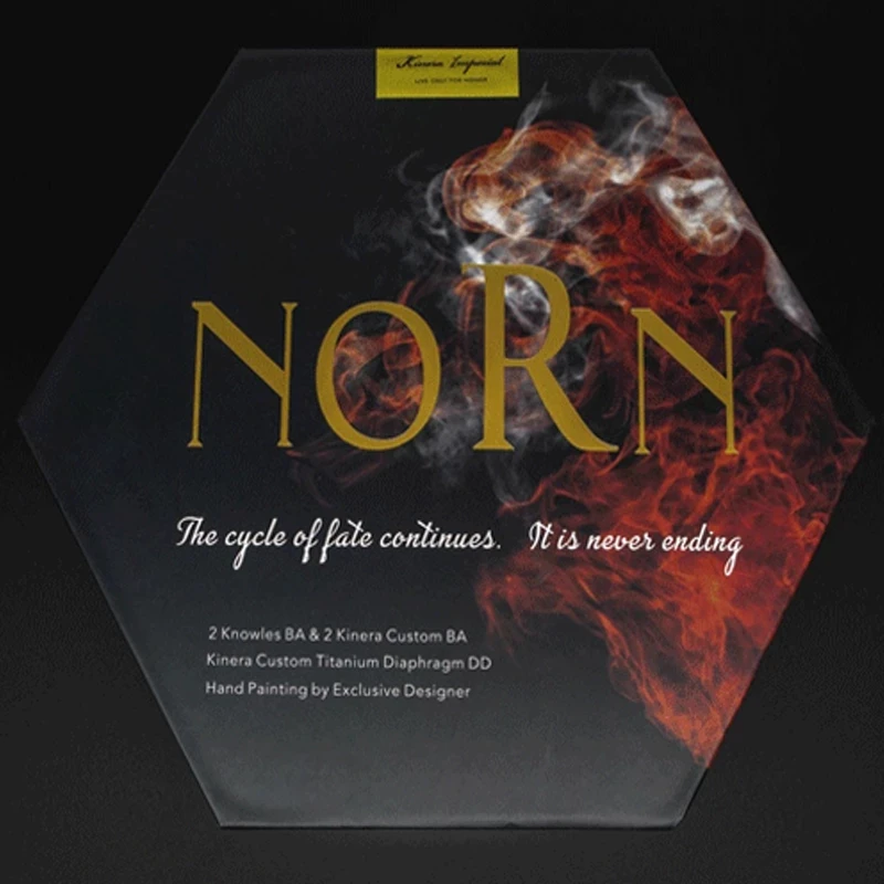 Наушники-вкладыши KINERA NORN с монитором и гибридными драйверами 4BA + 1DD hi-fi музыка