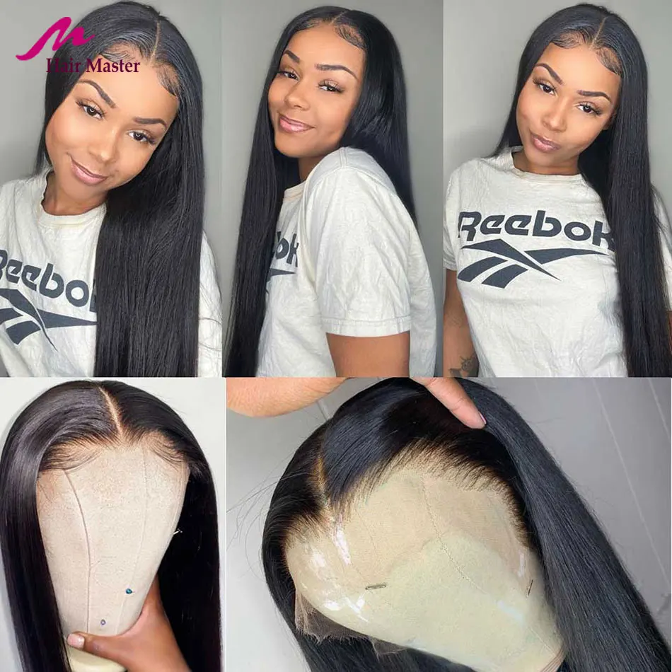 

Straight Lace Front Wig Bone Straight Human Hair Wig Lace Front Human Hair Wigs 13x4 Lace Frontal Transparent Lace Wigs Remy