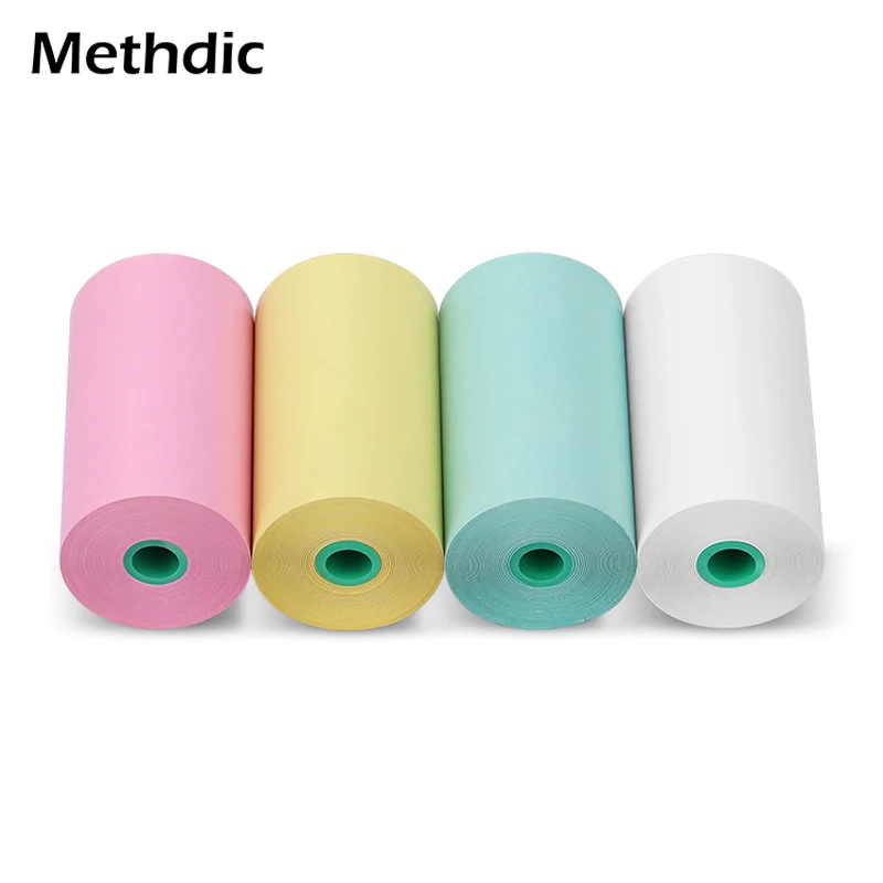 Метдическая термальная бумага рулон печать наклеек для мини-Принтера Аксессуары