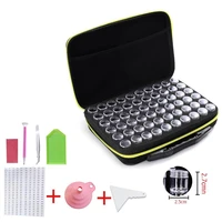 storage box cosmetic bag diamond painting 5d accessories 15 slot beads container jar zippered case