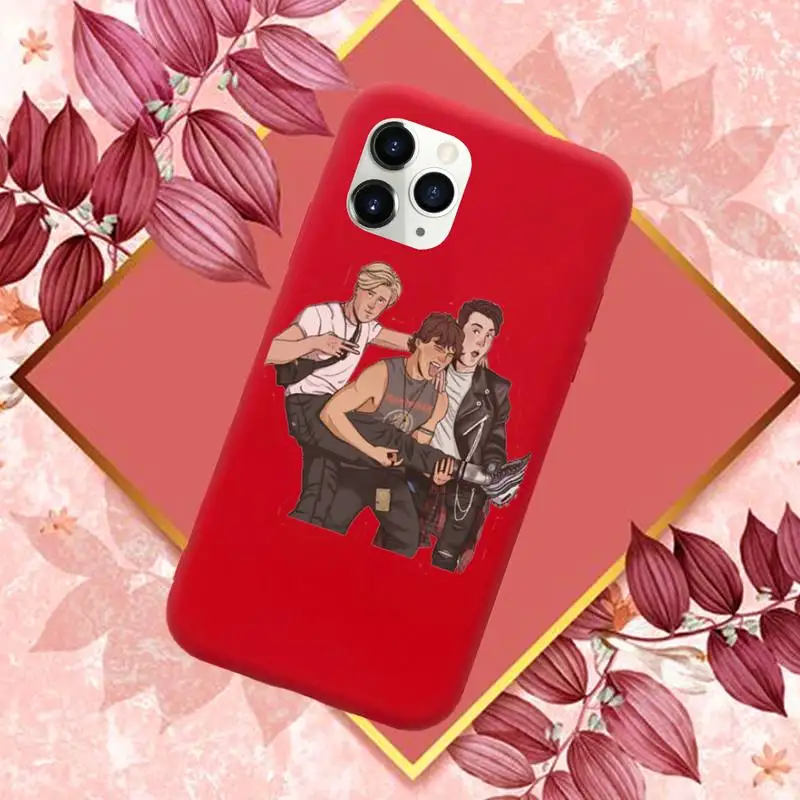 

Julie and the Phantoms Sunset Phone Case Red Candy Color for iPhone 11 12 mini pro XS MAX 8 7 6 6S Plus X SE 2020 XR