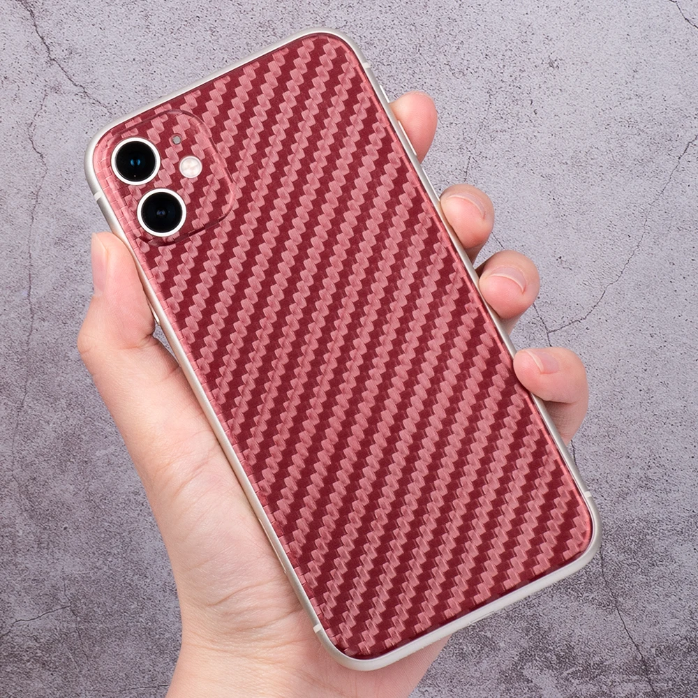 Тканевая Защитная пленка для задней панели iPhone 11 Pro Max 3D мягкая цветная из