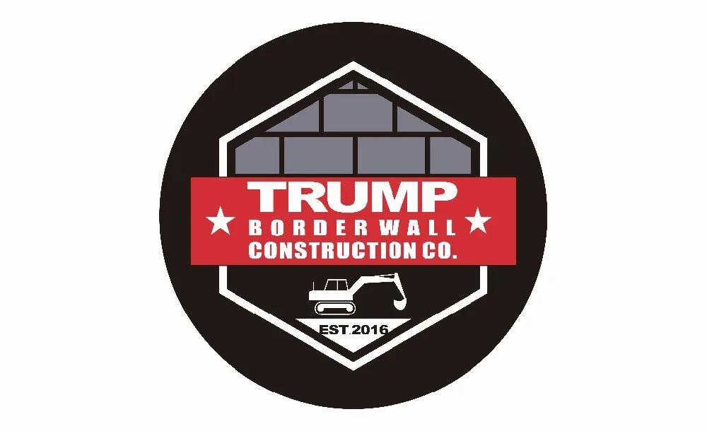 

90x150 см Флаг Трампа бордюра стены строительства co