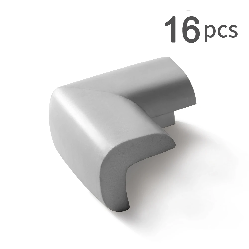 Gray 16pcs 16 шт./компл. Sunveno безопасности ребенка Угловые протекторы уголки для мебели Угол защиты безопасности ребенка для пришивки тесьмы Уголки - Цвет: Gray 16pcs