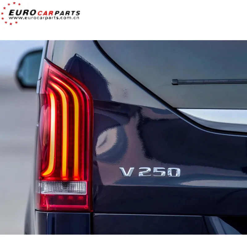 Задний фонарь W447 для V class 2015 2018y Модернизированный вертикальный светодиодный V250
