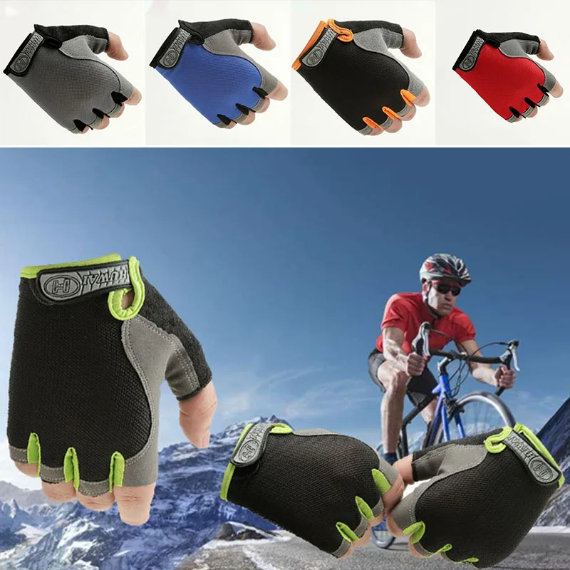 

Outdoor Sports Cycling Gloves Summer Half Finger Sun-Proof Fitness Driving Summer Biking Sunshade Non-slip Half Pointed Gloves