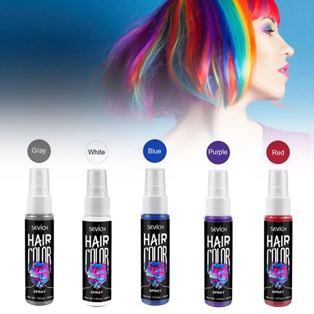Ful Rapid Temporary Dyeing For Halloween Masquerade Decoration Dress Washable Hair Dye New