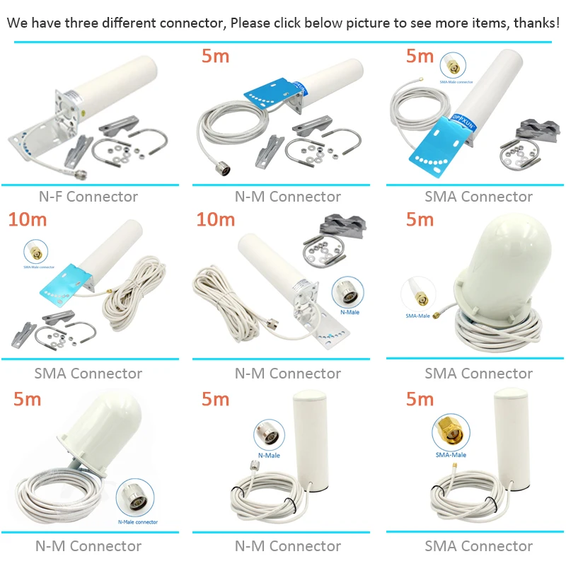 

4G antenna LTE 3G antenna TS9 connector 30Dbi router antena with cable for Huawei ZTE Router Modem